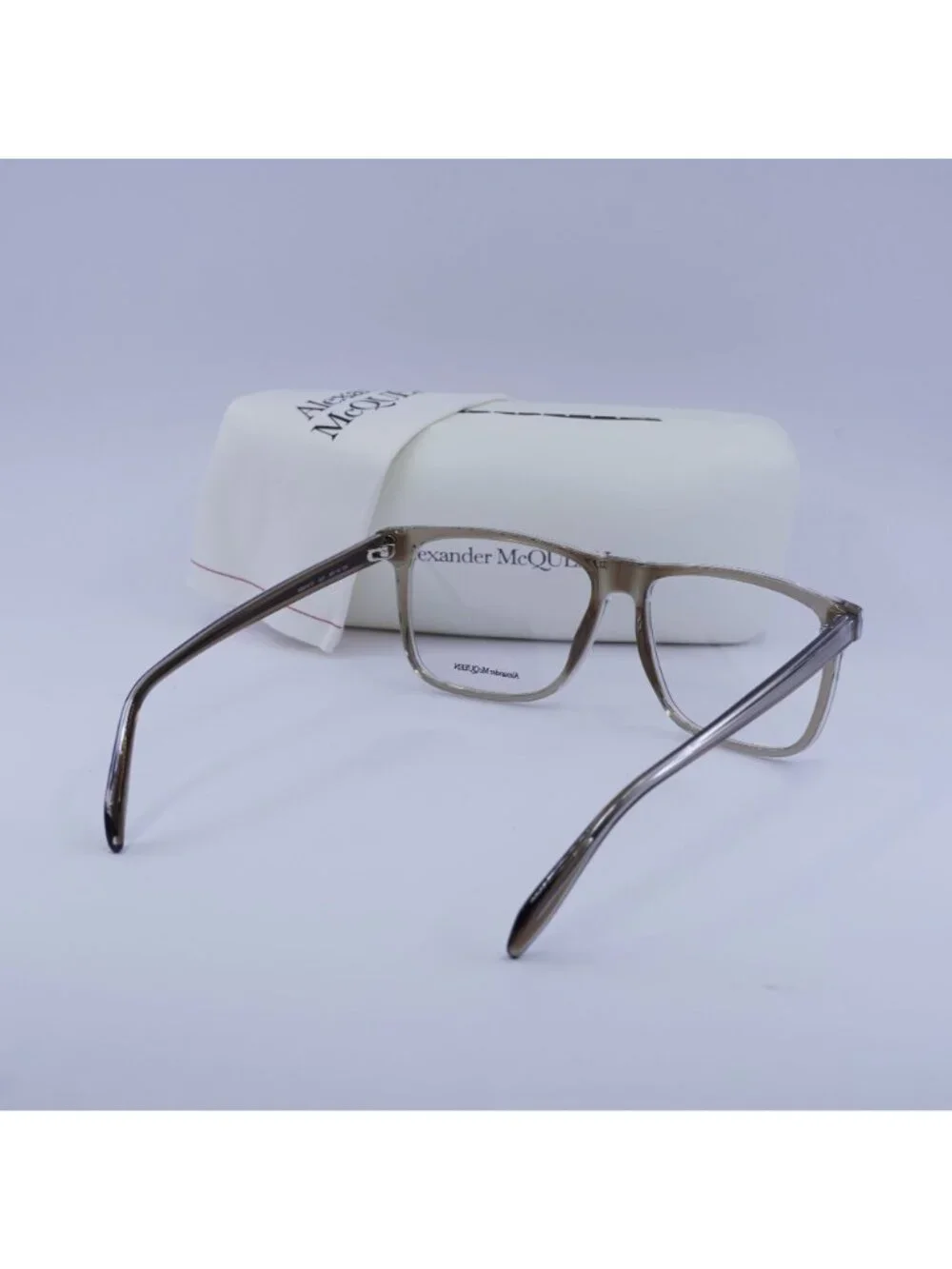 Alexander McQueen AM0247O 002 Square Eyeglasses